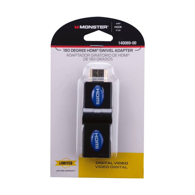 Monster Just Hook It Up Swivel HDMI Adapter