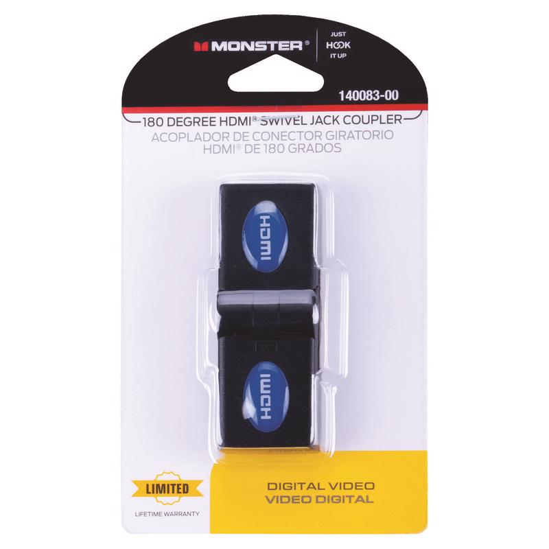 Monster Just Hook It Up HDMI Swivel Jack Coupler