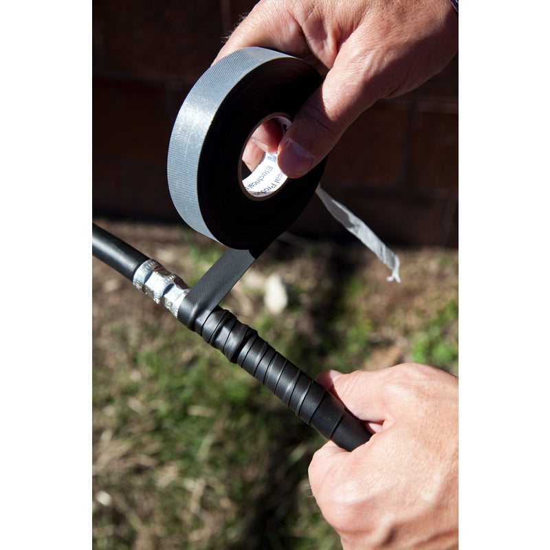 3M Temflex 3/4 in. W X 22 ft. L Black Rubber Splicing Tape