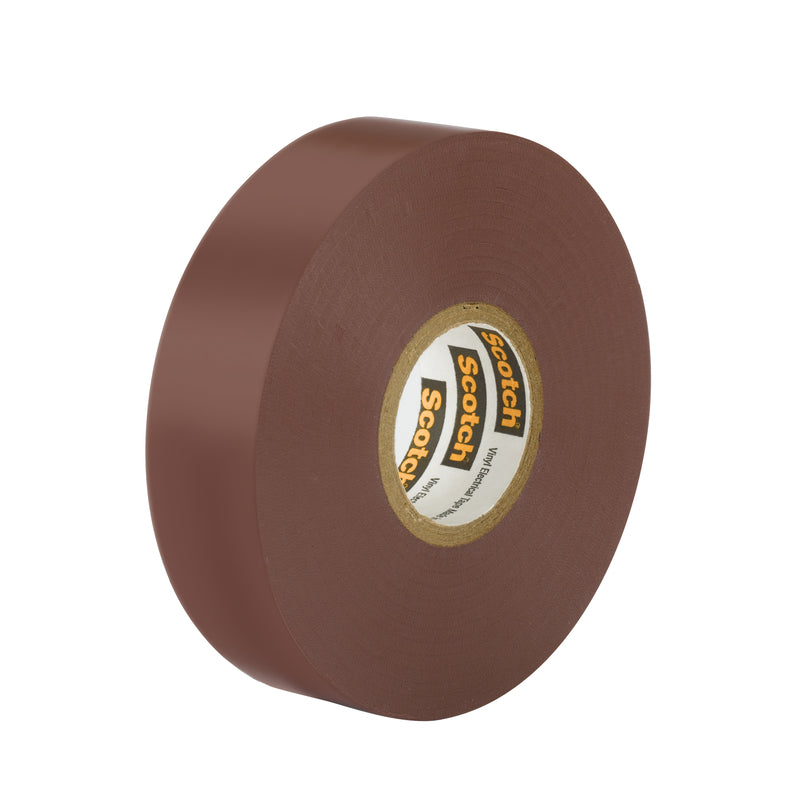 Scotch 3/4 in. W X 66 ft. L Brown Vinyl Electrical Tape