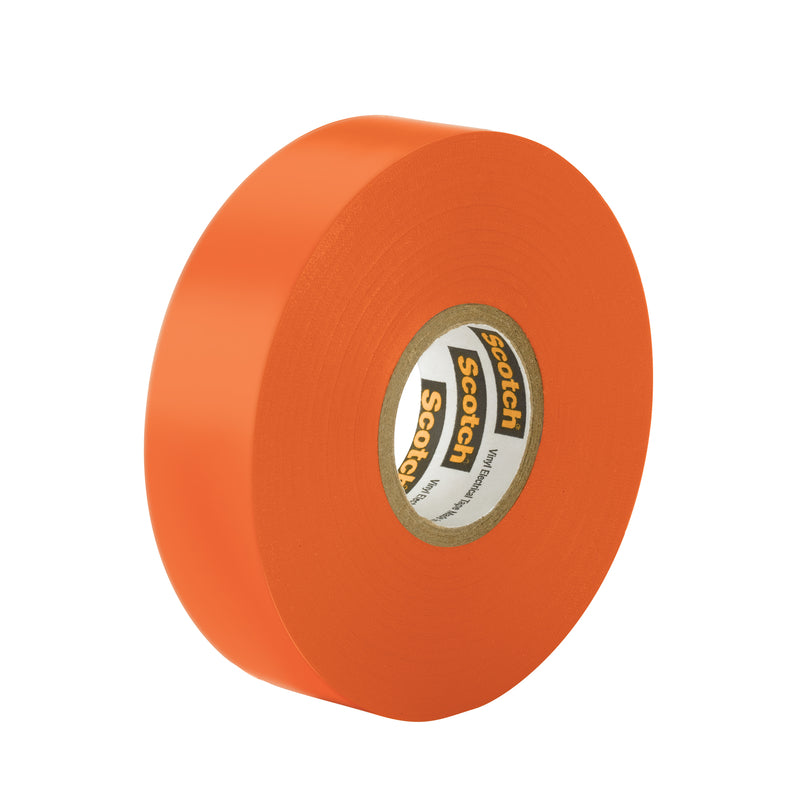 Scotch 3/4 in. W X 66 ft. L Orange Vinyl Electrical Tape
