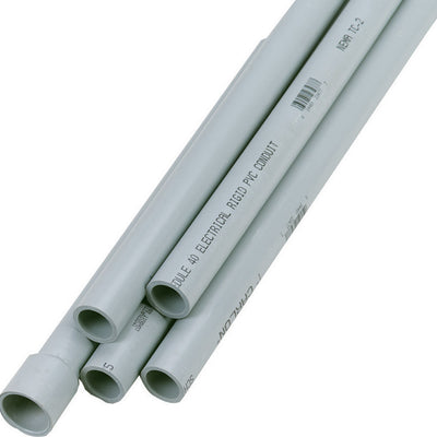 Cantex 1 in. D X 10 ft. L PVC 40 schedule Electrical Conduit For Rigid