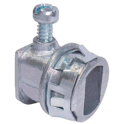 Sigma Electric Snap Lock 3/8 in. D Die-Cast Zinc Flex Connector For AC and MC 25 pk