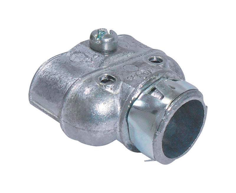 Sigma Electric Snap Lock 3/8 in. D Die-Cast Zinc Duplex Connector For AC, MC and FMC/RWFMC