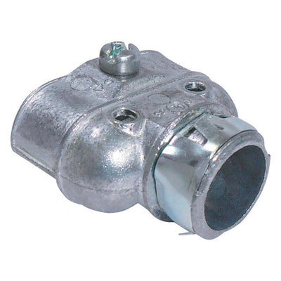 Sigma Electric Snap Lock 3/8 in. D Die-Cast Zinc Duplex Connector For AC, MC and FMC/RWFMC