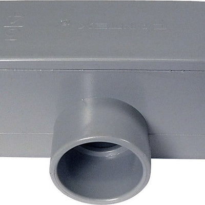 Cantex 1/2 in. D PVC Conduit Body For PVC