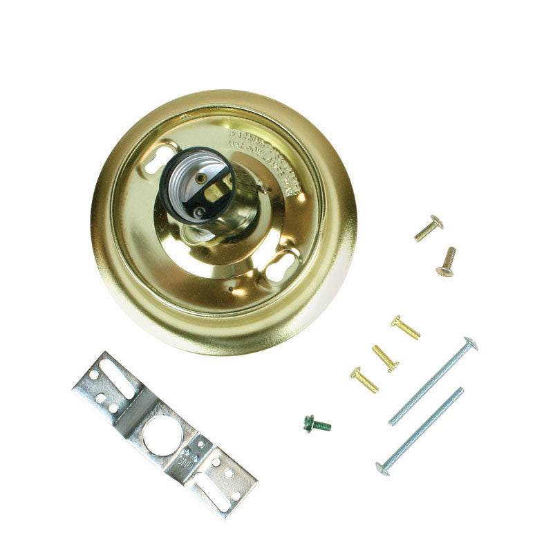 Jandorf Brass Glass Holder Kit