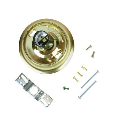 Jandorf Brass Glass Holder Kit
