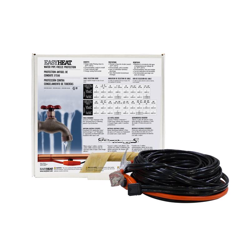 Easy Heat AHB 15 ft. L Heating Cable For Water Pipe