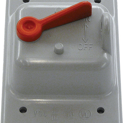 Cantex Rectangle PVC 1 gang 4-13/16 in. H X 3 in. W Toggle Cover