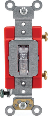 Leviton Industrial 20 amps Toggle Switch Clear