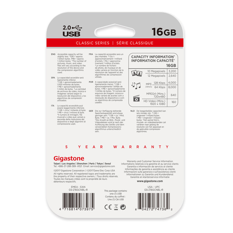 Gigastone Flash Drive 16 GB