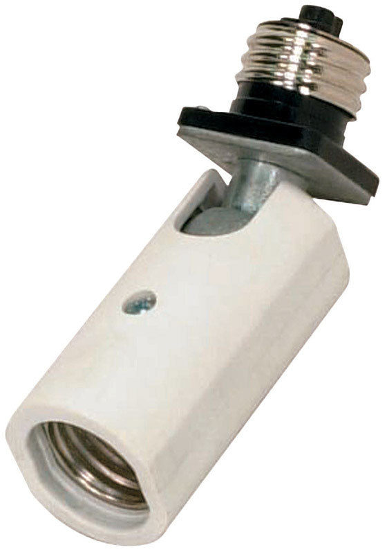 Satco Plastic Medium Base Socket Adapter