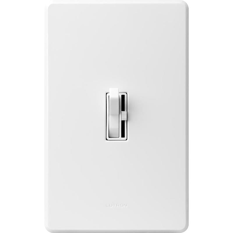Lutron Toggler White 150 W 3-Way Dimmer Switch