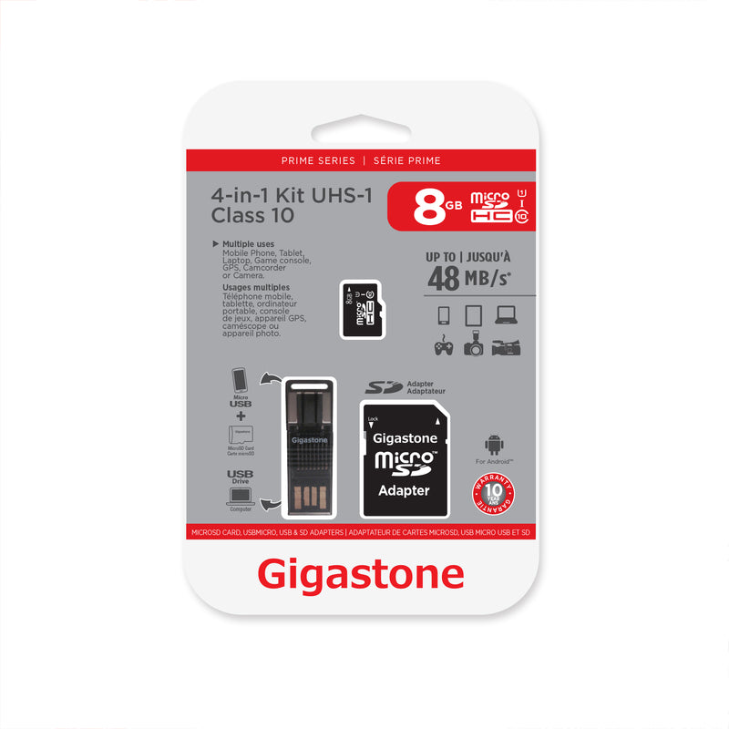 Gigastone Micro SD Flash Memory Universal Pack