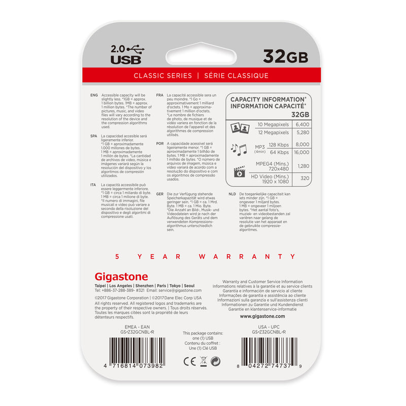 Gigastone Flash Drive 32 GB