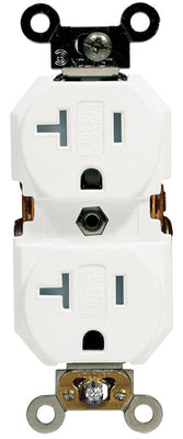 Leviton 20 amps 125 V Duplex White Outlet 5-20R