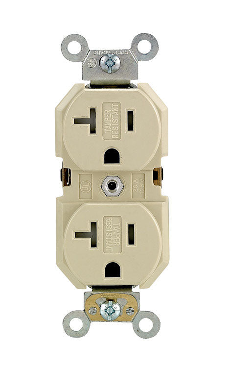 Leviton 20 amps 125 V Duplex Ivory Outlet 5-20R