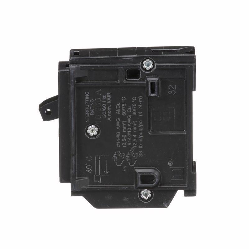 Square D Homeline 15 amps Plug In Single Pole Miniature Circuit Breaker