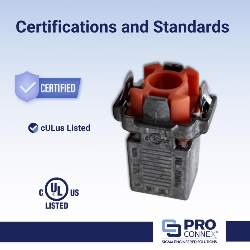 Sigma Electric ProConnex 3/8 in. D Die-Cast Zinc Double Snap Lock Connector For AC, MC and FMC/RWFMC