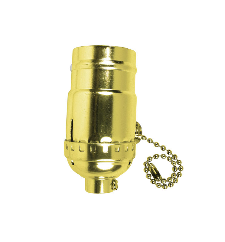 Jandorf Metal Medium Base Pull Chain Socket