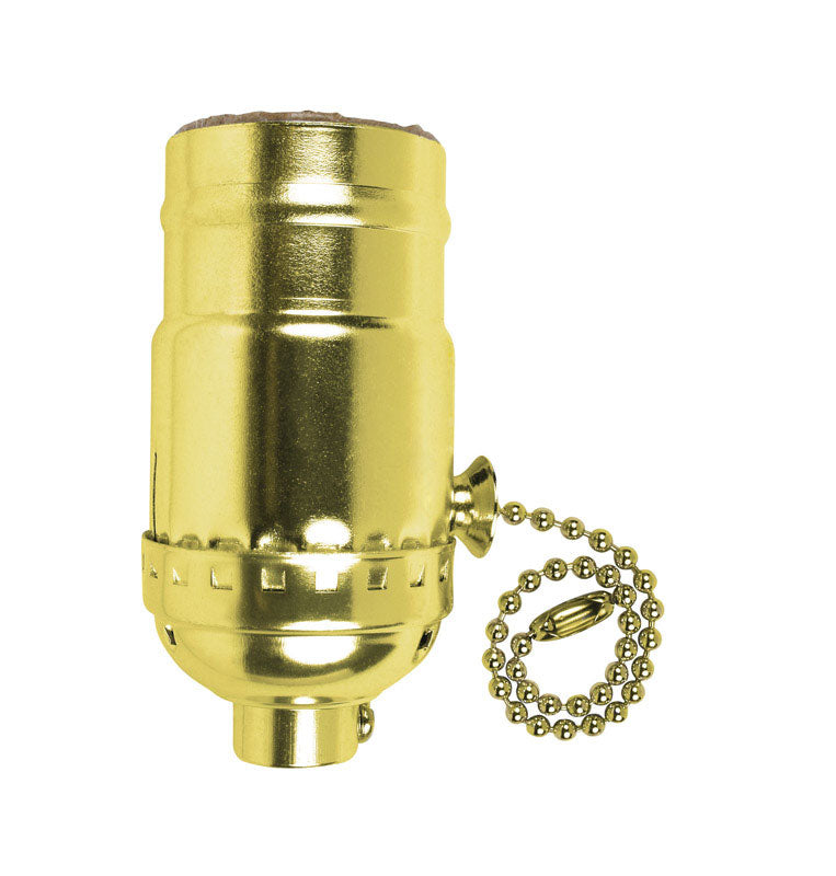 Jandorf Metal Medium Base Pull Chain Socket