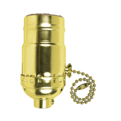 Jandorf Metal Medium Base Pull Chain Socket