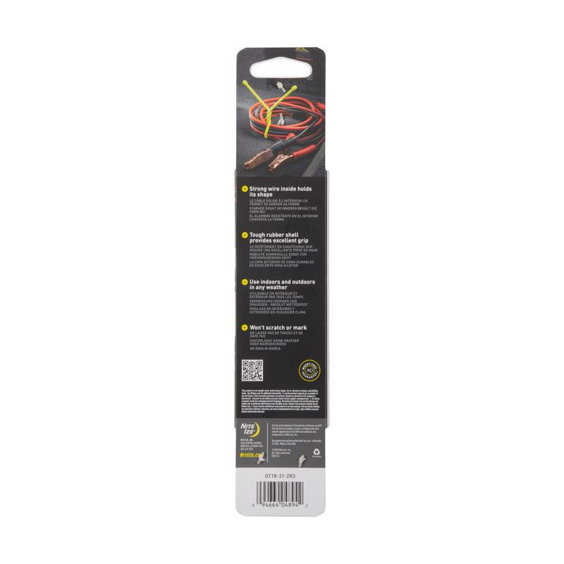 Nite Ize Gear Tie 18 in. L Orange Twist Ties 2 pk