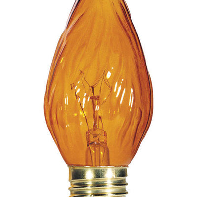 Westinghouse 40 W F15 Specialty Incandescent Bulb E26 (Medium) Amber 2 pk
