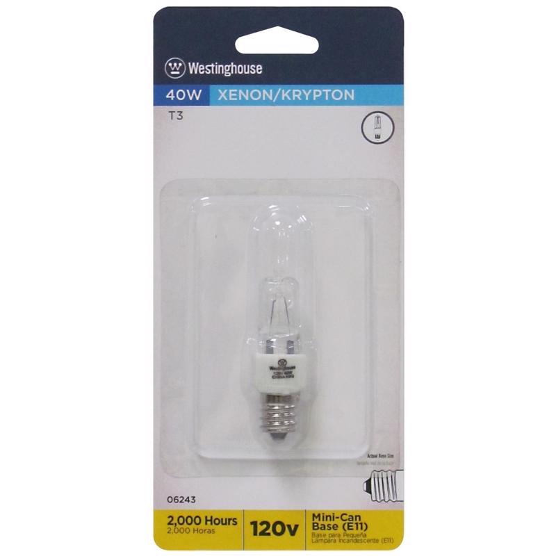 Westinghouse 40 W T3 Specialty Incandescent Bulb E11 White