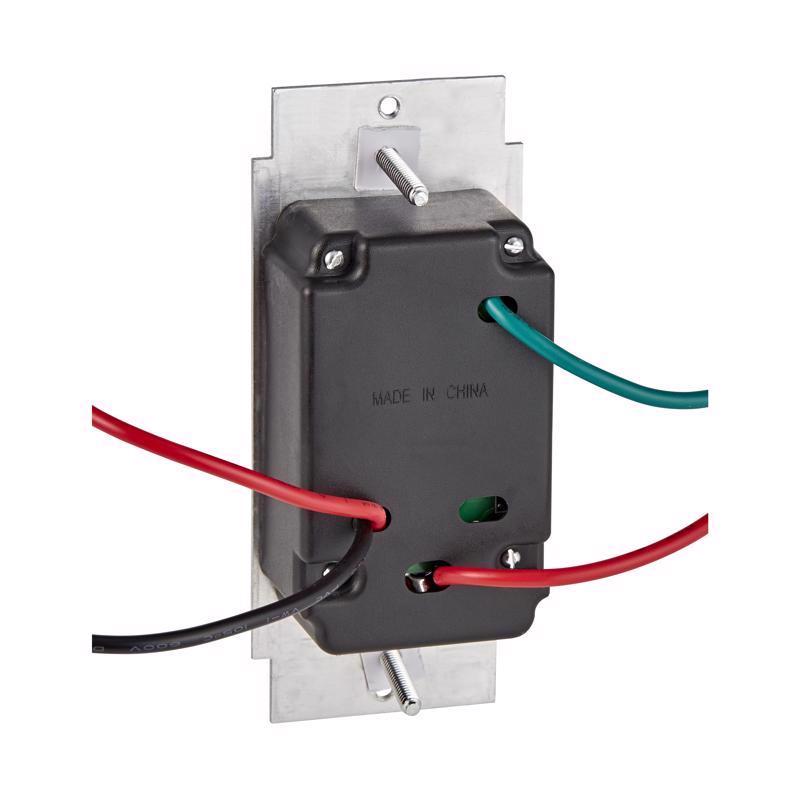 Leviton Decora SureSlide White 600 W Preset Slide Dimmer Switch