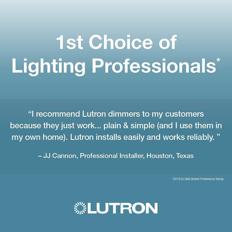 Lutron Toggler Ivory 150 W 3-Way Dimmer Switch