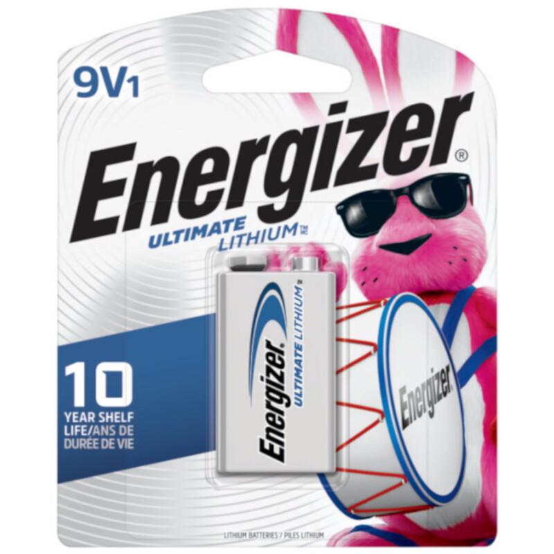 Energizer Advanced Lithium 9-Volt 9 V 750 mAh Battery 9V1