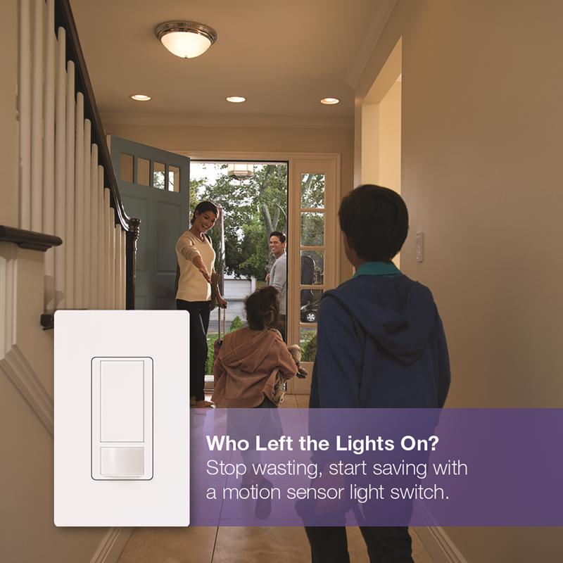 Lutron Maestro Occupancy 2 amps Single Pole Motion Sensor Switch White