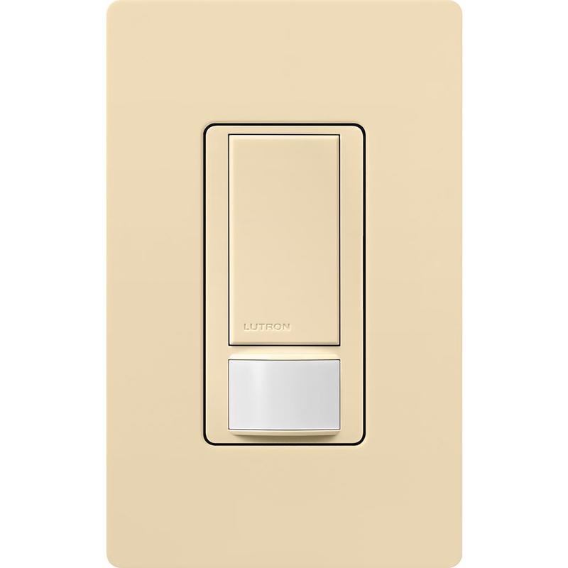 Lutron Maestro Occupancy 2 amps Single Pole Motion Sensor Switch Ivory