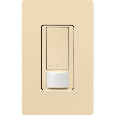 Lutron Maestro Occupancy 2 amps Single Pole Motion Sensor Switch Ivory