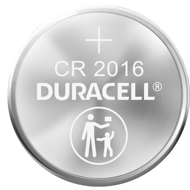 Duracell Lithium Coin DL2016/CR2016 3 V Button Cell Battery 4 pk