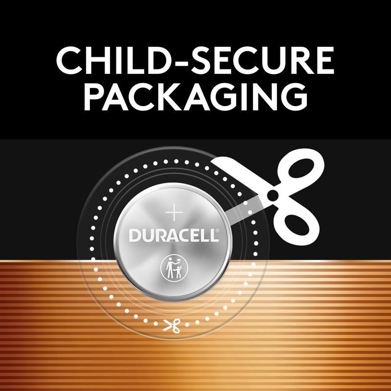 Duracell Lithium Coin 2032 3 V 225 mAh Security and Electronic Battery 4 pk