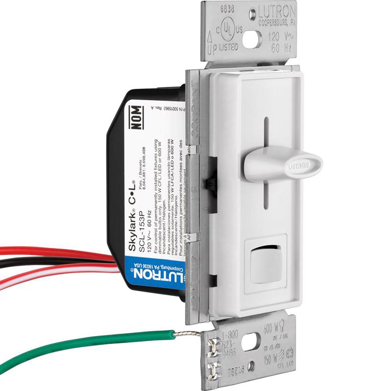 Lutron Skylark Ivory 150 W 3-Way Dimmer Switch