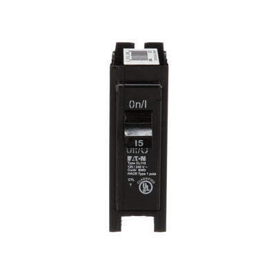 Eaton 15 amps Plug In Single Pole Circuit Breaker