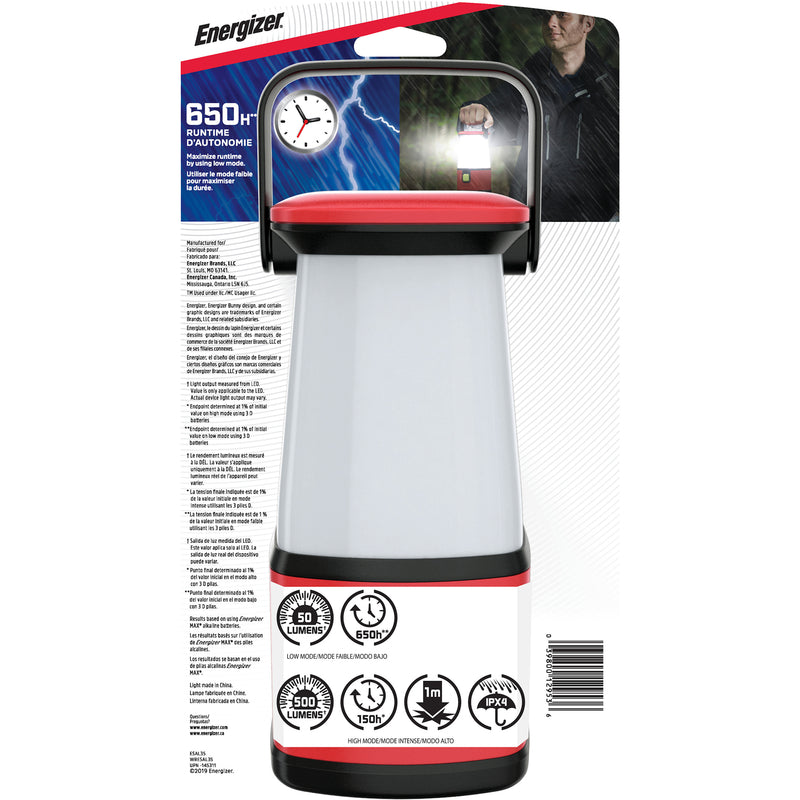 Energizer Weatheready 500 lm Red LED Emergency Lantern