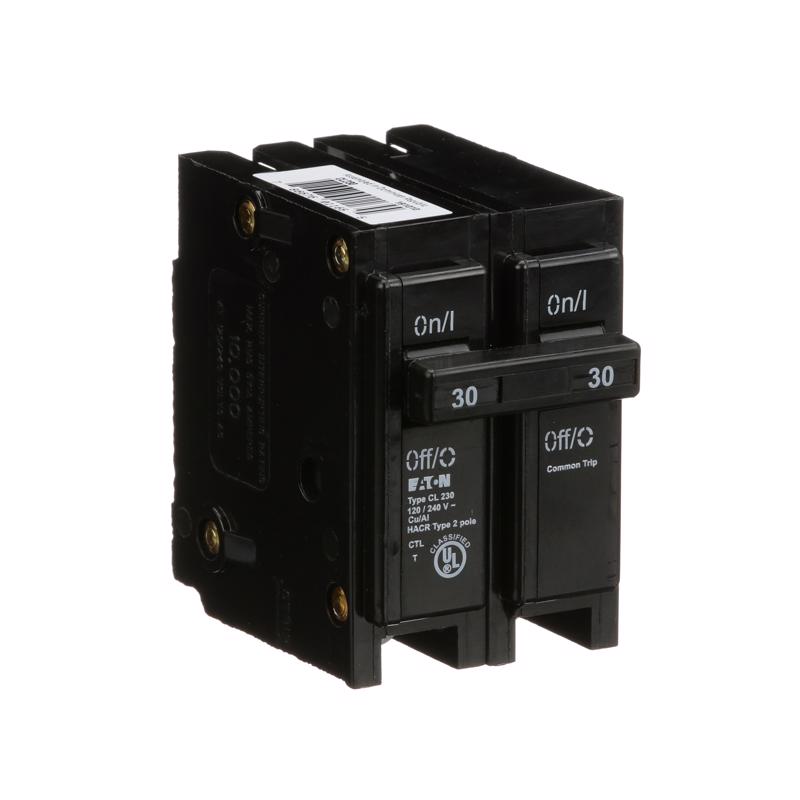 Eaton 20 amps Plug In 2-Pole Circuit Breaker