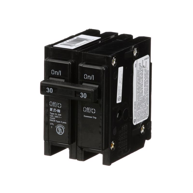 Eaton 30 amps Plug In 2-Pole Circuit Breaker