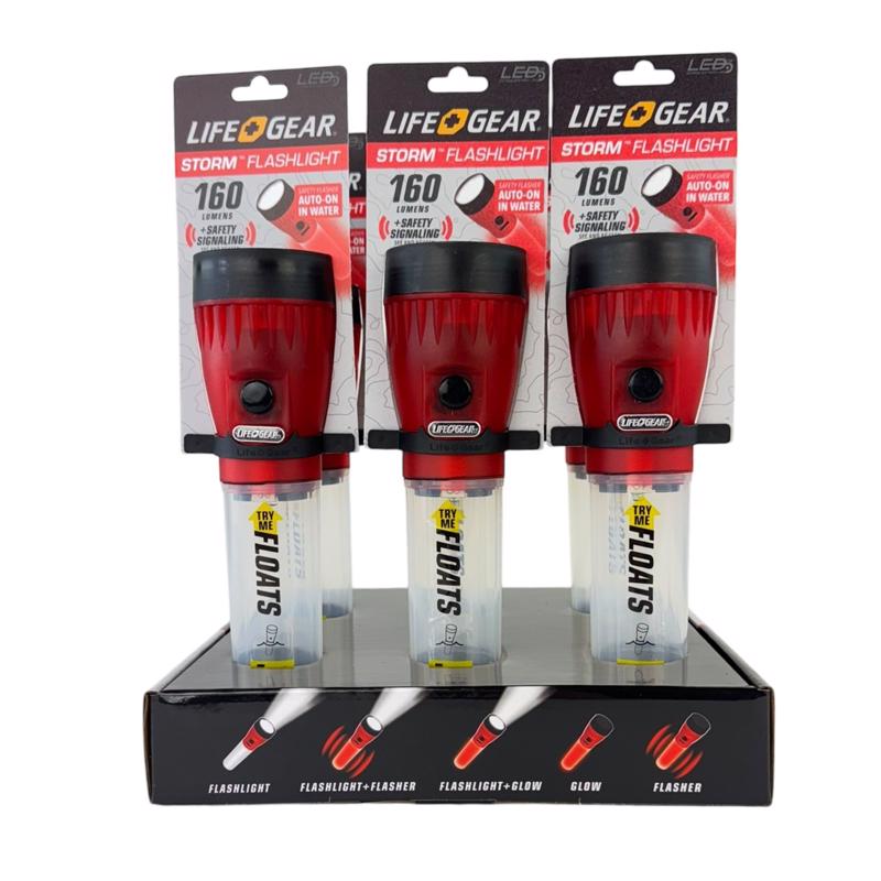 Life+Gear Glow 12 lm Red LED Flashlight AA Battery
