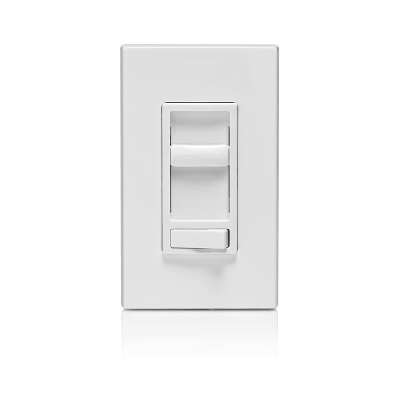 Leviton Decora SureSlide White 600 W Slide Dimmer Switch