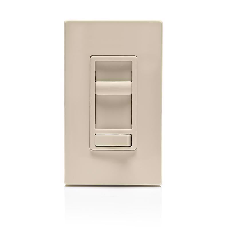 Leviton SureSlide Light Almond 600 W Preset Slide Dimmer Switch