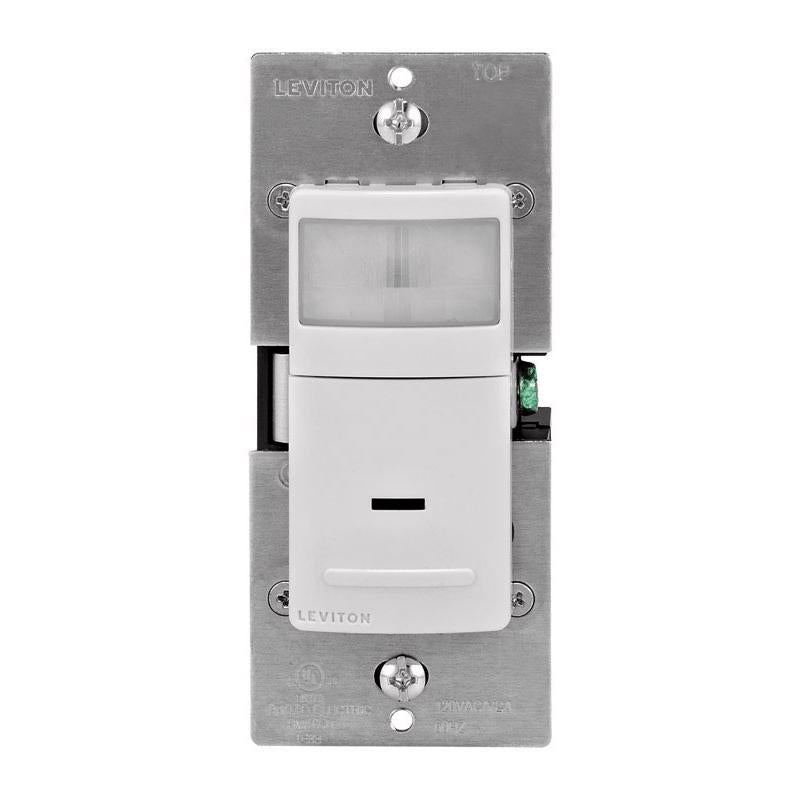 Leviton Decora 2.5 amps Single Pole Motion Sensor Switch White