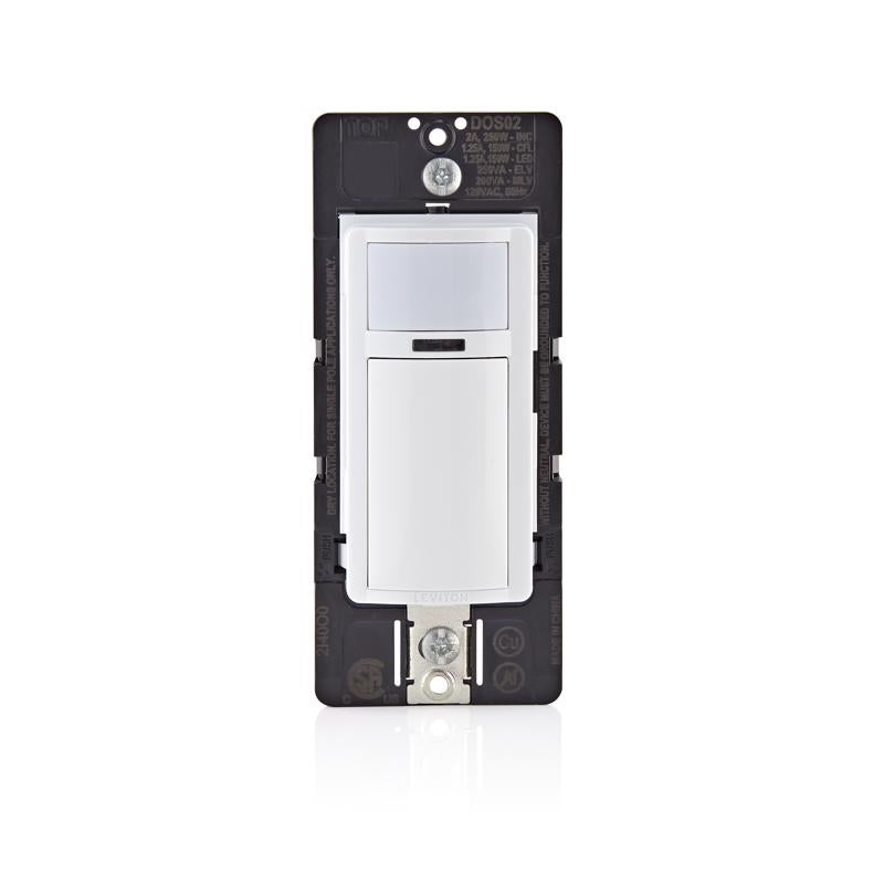 Leviton Decora 2.5 amps Single Pole Motion Sensor Switch White