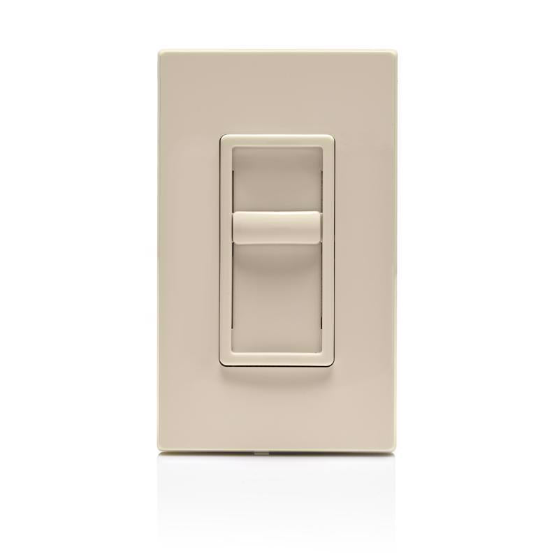 Leviton Decora SureSlide Light Almond 600 W Slide Dimmer Switch
