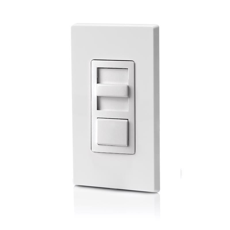 Leviton IllumaTech White 600 W Slide Dimmer Switch